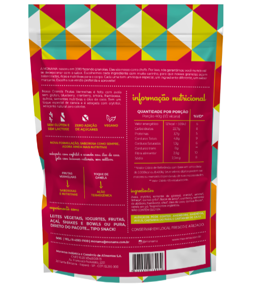 220398 - MONAMA_200g_Granola Frutas Vermelhas - Sem Glúten_VERSO